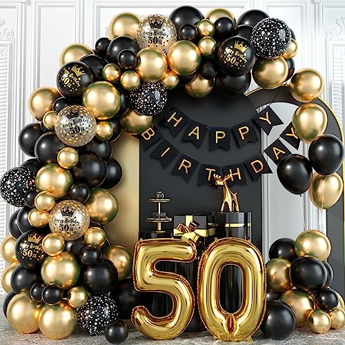 50 Geburtstag Deko Mann Schwarz Gold 50 Jahr Geburtstagdeko mit Happy Birthday Banner Konfetti Zahlen Folienballon 50. Geburtstag Luftballons Girlande Kit zum Hochzeitstag Party Dekorationen Frauen 50 Geburtstag Deko Mann Schwarz Gold 50 Jahr Geburtstagdeko mit Happy Birthday Banner Konfetti Zahlen Folienballon 50. Geburtstag Luftballons Girlande Kit zum Hochzeitstag Party Dekorationen Frauen von Domgoge