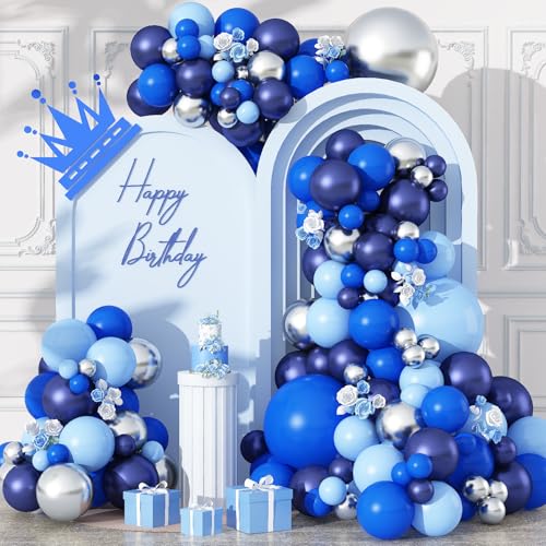 Luftballons Girlande Blau 110 Stück Marineblau Silber Luftballons Girlande Kit Pastell Blau Metallic Silber Geburtstag Ballon Deko für Babyparty Gender Reveal Abschluss Verlobung Hochzeitstag Party Luftballons Girlande Blau 110 Stück Marineblau Silber Luftballons Girlande Kit Pastell Blau Metallic Silber Geburtstag Ballon Deko für Babyparty Gender Reveal Abschluss Verlobung Hochzeitstag Party von Domgoge