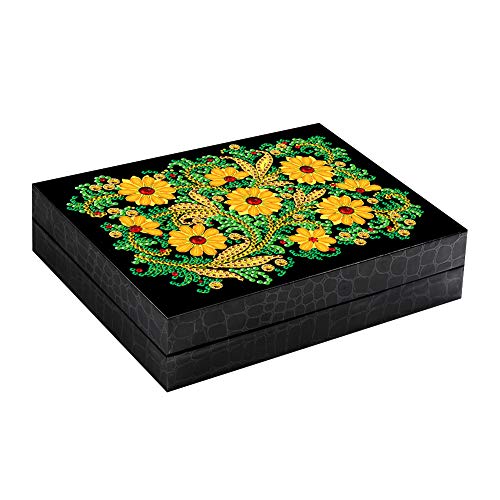 Domybest FR DIY Diamond Painting Schmuckkästchen Diamant malerei Deko Harz Schmuckschatulle Aufbewahrungsbox Schmuck Organizer von Domybest FR