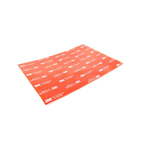 3M VHB 4905F Klebeband Klebepads Klebestreifen doppelseitig hochtransparent für hochenergetische Werkstoffe 125mm x 90mm - 1 Stück 3M VHB 4905F Klebeband Klebepads Klebestreifen doppelseitig hochtransparent für hochenergetische Werkstoffe 125mm x 90mm - 1 Stück von DonDo