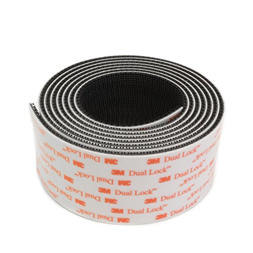 Klettband selbstklebend 3M Dual Lock SJ3550 Klettband schwarz 50,8mm x 2m von DonDo