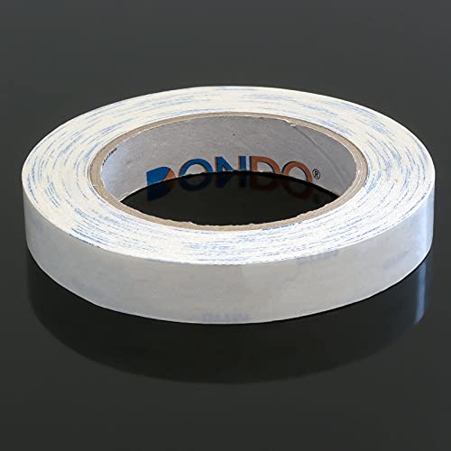 DonDo GTSK Klebeband doppelseitig stark klebend Vliesklebeband für Gummi Metall Glas und schwer zu verklebende Kunststoffe inklusive Haftvermittler + Reinigungstuch 19mm x 25m von DonDo