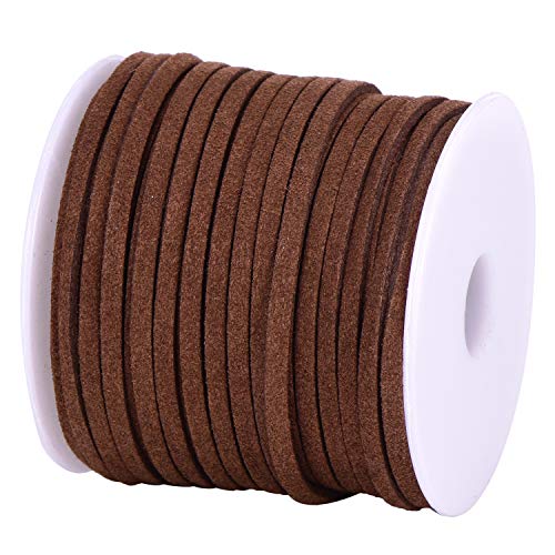 DonDon Veloursband 3 mm DIY 30 Meter Velours Rolle - Braun von DonDon