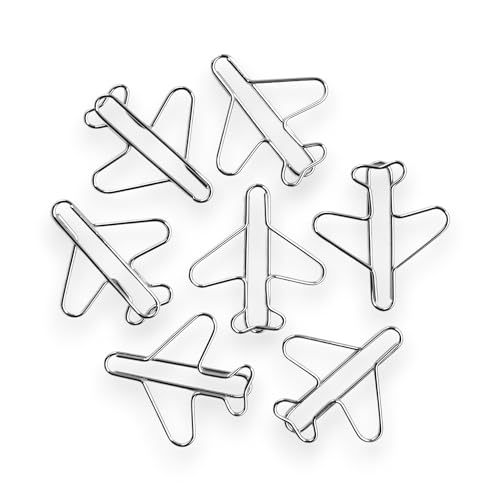 DonJordi Büroklammern Flugzeug 20 Stück - Für alle Piloten & Reisende DonJordi Büroklammern Flugzeug 20 Stück - Für alle Piloten & Reisende von DonJordi