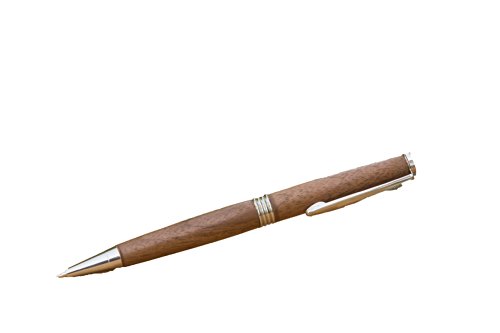 Handgefertigter Kugelschreiber aus Walnussholz von Donegal Pens,"Streamline"- Design von Donegal Pens