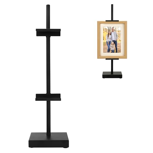 Donghome 45,7 cm schwarzer Stahl, verstellbarer Tisch-Staffelei-Ständer, Bilderrahmenhalter für Display, dekorative Ständer für Fotos, Teller, Malerei, Kunstwerke, Poster, Bücher Donghome 45,7 cm schwarzer Stahl, verstellbarer Tisch-Staffelei-Ständer, Bilderrahmenhalter für Display, dekorative Ständer für Fotos, Teller, Malerei, Kunstwerke, Poster, Bücher von Donghome