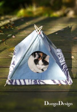 Katzen-/Haustier-Tipi von DongoDesign