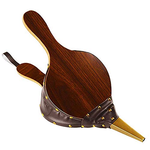 Dongzhi Blasebalg Kamin - 43×19cm Blasebalg - Blasebalg Grill - Kamin Gebläse Grillgebläse mit Lederband - Grillblasebalg Handblasebalg Kaminbalg für Grill Kamin Grill Ofen Holzofen Draussen Camping von Dongzhi