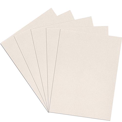 Aida-Stoff, 14-fädiger Kreuzstich-Stoff, 30,5 x 45,7 cm, 5 Stück (Reis). von Donmon