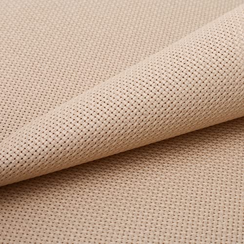 Aida-Stoff, Kreuzstich-Stoff, Fadenzahl 18, 48 x 71 cm (18 Karat, Khaki) von Donmon