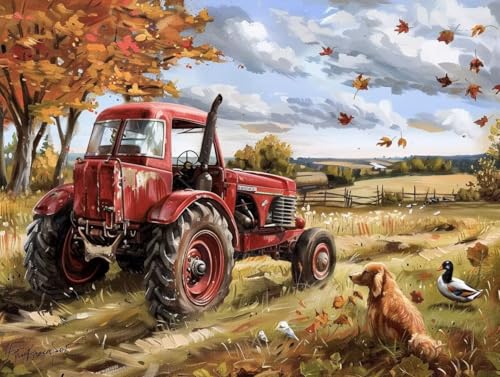 Diamond Painting Traktor Diamant Painting Bilder Kinder, 40x50 cm, 5D Diamond Painting Erwachsene DIY Malen nach Zahlen Bauernhof Diamond Painting Set, Basteln Mädchen, Home Wand Dekor Geschenke Pd953 Diamond Painting Traktor Diamant Painting Bilder Kinder, 40x50 cm, 5D Diamond Painting Erwachsene DIY Malen nach Zahlen Bauernhof Diamond Painting Set, Basteln Mädchen, Home Wand Dekor Geschenke Pd953 von Donpeer