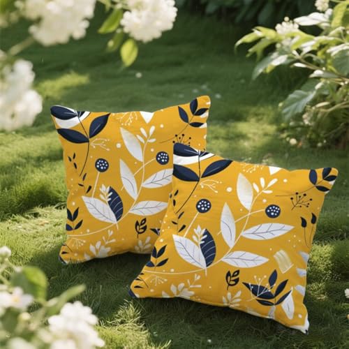 Outdoor Kissen 35x35 cm 2er Set Kissenbezug Orange Farbe Kissen Deko Kissenbezüge Atmungsaktiv Wetterfest, Sofakissen Samtstoff Kissenhülle Herbst Outdoorkissen für Garten Balkon Deko Geschenke e84 Outdoor Kissen 35x35 cm 2er Set Kissenbezug Orange Farbe Kissen Deko Kissenbezüge Atmungsaktiv Wetterfest, Sofakissen Samtstoff Kissenhülle Herbst Outdoorkissen für Garten Balkon Deko Geschenke e84 von Donpeer