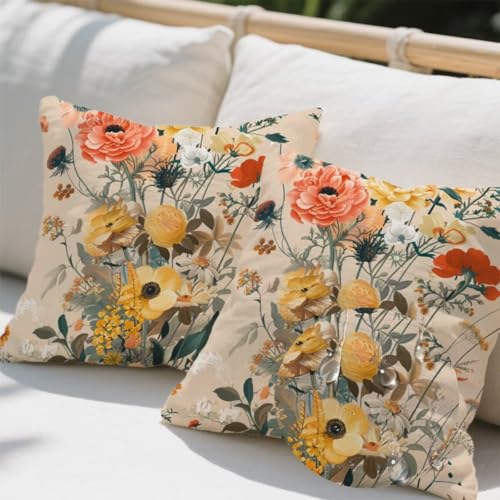 Outdoor Kissen 40x40 cm 2er Set Kissenbezug Chinesischer Stil Kissen Deko Kissenbezüge Atmungsaktiv Wetterfest, Quadrat Sofakissen Samtstoff Kissenhülle Retro Outdoorkissen für Garten Balkon Deko e720 Outdoor Kissen 40x40 cm 2er Set Kissenbezug Chinesischer Stil Kissen Deko Kissenbezüge Atmungsaktiv Wetterfest, Quadrat Sofakissen Samtstoff Kissenhülle Retro Outdoorkissen für Garten Balkon Deko e720 von Donpeer