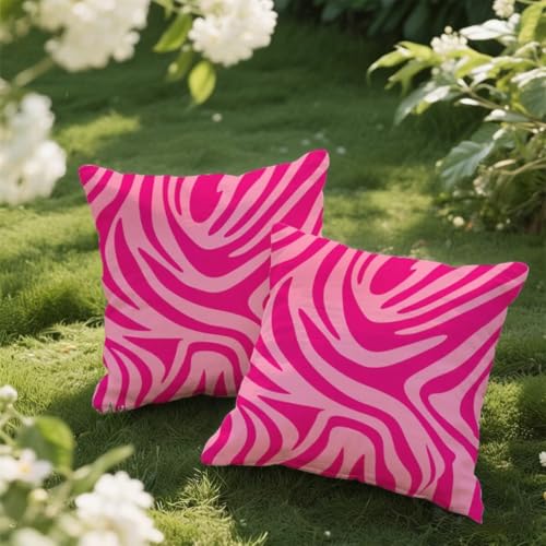 Outdoor Kissen 40x40 cm 2er Set Kissenbezug Rosa Kissen Deko Kissenbezüge Atmungsaktiv Wetterfest, Quadrat Sofakissen Samtstoff Kissenhülle Schwarz Outdoorkissen für Garten Balkon Deko Geschenke e158 Outdoor Kissen 40x40 cm 2er Set Kissenbezug Rosa Kissen Deko Kissenbezüge Atmungsaktiv Wetterfest, Quadrat Sofakissen Samtstoff Kissenhülle Schwarz Outdoorkissen für Garten Balkon Deko Geschenke e158 von Donpeer