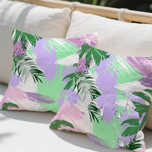 Outdoor Kissen 45x45 cm 2er Set Kissenbezug Lila Kissen Deko Kissenbezüge Atmungsaktiv Wetterfest, Quadrat Sofakissen Samtstoff Kissenhülle Böhmen Outdoorkissen für Garten Balkon Deko Geschenke e730 Outdoor Kissen 45x45 cm 2er Set Kissenbezug Lila Kissen Deko Kissenbezüge Atmungsaktiv Wetterfest, Quadrat Sofakissen Samtstoff Kissenhülle Böhmen Outdoorkissen für Garten Balkon Deko Geschenke e730 von Donpeer