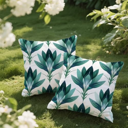 Outdoor Kissen 80x80 cm 2er Set Kissenbezug Abstrakt Kissen Deko Kissenbezüge Atmungsaktiv Wetterfest, Quadrat Sofakissen Samtstoff Kissenhülle Blau Outdoorkissen für Garten Balkon Deko Geschenke e104 Outdoor Kissen 80x80 cm 2er Set Kissenbezug Abstrakt Kissen Deko Kissenbezüge Atmungsaktiv Wetterfest, Quadrat Sofakissen Samtstoff Kissenhülle Blau Outdoorkissen für Garten Balkon Deko Geschenke e104 von Donpeer