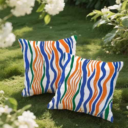 Outdoor Kissen 80x80 cm 2er Set Kissenbezug Weiß Kissen Deko Kissenbezüge Atmungsaktiv Wetterfest, Sofakissen Samtstoff Kissenhülle mit ReißVerschluss, Gelb Outdoorkissen für Garten Balkon Deko e6 Outdoor Kissen 80x80 cm 2er Set Kissenbezug Weiß Kissen Deko Kissenbezüge Atmungsaktiv Wetterfest, Sofakissen Samtstoff Kissenhülle mit ReißVerschluss, Gelb Outdoorkissen für Garten Balkon Deko e6 von Donpeer
