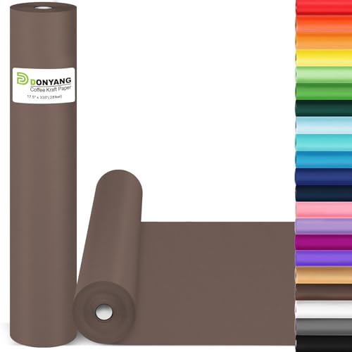 Schokoladenbraunes Geschenkpapier für Männer, Ehemann, Vater, Jungen, Pinnwand, Kraftpapierrolle, 44,5 x 850,9 cm, einfarbig, Kunst, Staffelei, Banner, Basteln, dekoratives Papier, Geburtstagsstrauß Schokoladenbraunes Geschenkpapier für Männer, Ehemann, Vater, Jungen, Pinnwand, Kraftpapierrolle, 44,5 x 850,9 cm, einfarbig, Kunst, Staffelei, Banner, Basteln, dekoratives Papier, Geburtstagsstrauß von Donyang
