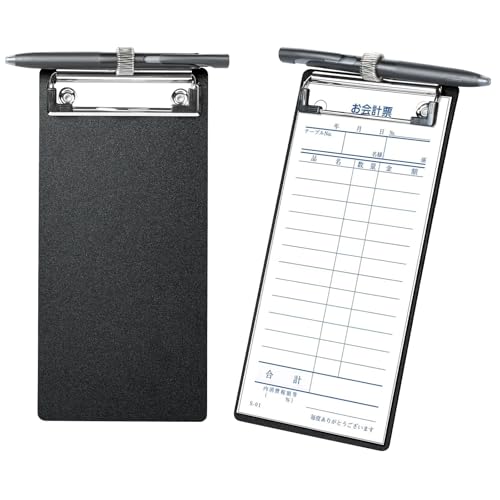 DoocliB Klemmbrett A4 mit Stifthalter (Schwarz 230x110-1 Stück) von DoocliB