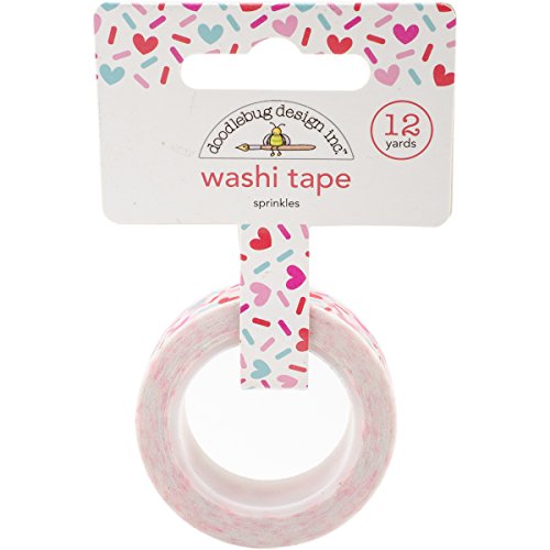 Doodlebug Creme und Zucker Washi Tape, Mehrfarbig, 1,47 x 6,35 x 10,2 cm von Doodlebug
