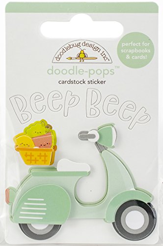 Doodlebug Doodle-Pops 3D-Aufkleber, transparent von DOODLEBUG