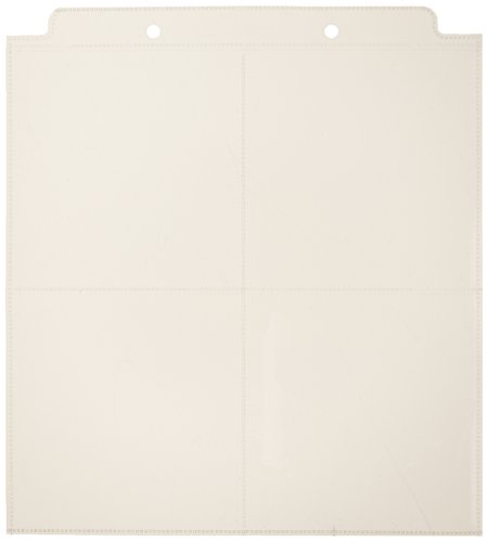 Doodlebug Seitenschutz 20,3 x 20,3 cm – (4) 10,2 x 10,2 cm Taschen, durchsichtig von Doodlebug