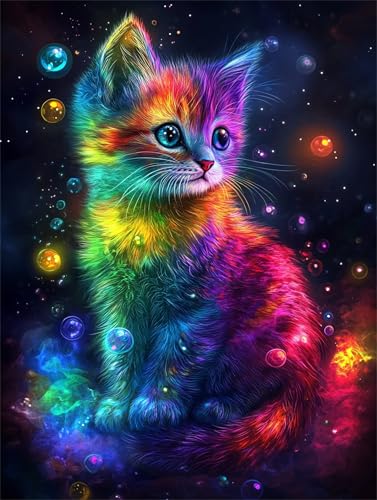 Diamond Painting Farbe Diamond Painting Kinder Katzen Diamant Bilder, DIY 5D Full Drill Diamant Malerei Mosaik Bastelset Erwachsene Cross Stickerei Kits Deko Wohnzimmer, Geschenke 40x50cm G-1079 Diamond Painting Farbe Diamond Painting Kinder Katzen Diamant Bilder, DIY 5D Full Drill Diamant Malerei Mosaik Bastelset Erwachsene Cross Stickerei Kits Deko Wohnzimmer, Geschenke 40x50cm G-1079 von Doofeyaa