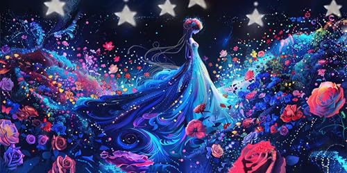 Diamond Painting Erwachsene Blau Diamond Painting Frau Diamant Paintings bilder, 5D Diamant Malerei Kits Cross Stitch Stickerei Kunsthandwerk für Deko Wohnzimmer, Geschenke für Frauen 50x100cm G6-8 Diamond Painting Erwachsene Blau Diamond Painting Frau Diamant Paintings bilder, 5D Diamant Malerei Kits Cross Stitch Stickerei Kunsthandwerk für Deko Wohnzimmer, Geschenke für Frauen 50x100cm G6-8 von Doontiny