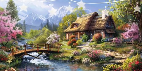 Diamond Painting Erwachsene Brücke Diamond Painting Blume Diamant Paintings bilder, Diamant Malerei Kits Cross Stitch Stickerei Kunsthandwerk für Deko Wohnzimmer, Geschenke für Frauen 30x60cm G6-670 Diamond Painting Erwachsene Brücke Diamond Painting Blume Diamant Paintings bilder, Diamant Malerei Kits Cross Stitch Stickerei Kunsthandwerk für Deko Wohnzimmer, Geschenke für Frauen 30x60cm G6-670 von Doontiny