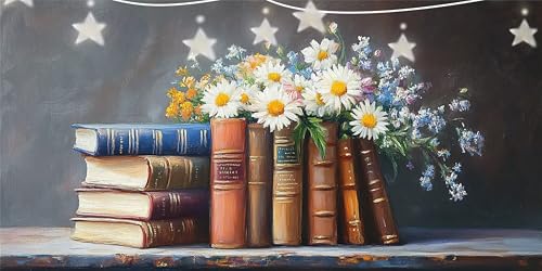 Diamond Painting Erwachsene Buch Diamond Painting Gänseblümchen Diamant Paintings bilder, Diamant Malerei Art Kits Cross Stitch Stickerei Kunsthandwerk Sets für Wanddeko Schlafzimmer 90x180cm G6-984 von Doontiny