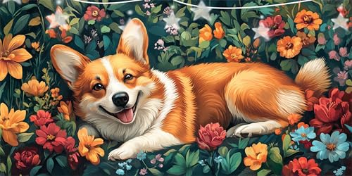 Diamond Painting Erwachsene Hund Diamond Painting Chrysantheme Diamant Paintings bilder, Diamant Malerei Art Kits Cross Stitch Stickerei Kunsthandwerk Sets für Wanddeko Schlafzimmer 60x120cm G6-480 Diamond Painting Erwachsene Hund Diamond Painting Chrysantheme Diamant Paintings bilder, Diamant Malerei Art Kits Cross Stitch Stickerei Kunsthandwerk Sets für Wanddeko Schlafzimmer 60x120cm G6-480 von Doontiny
