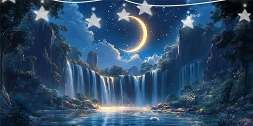 Diamond Painting Erwachsene Mond Diamond Painting Fallen Diamant Paintings bilder, Diamant Malerei Kits Cross Stitch Stickerei Kunsthandwerk für Deko Wohnzimmer, Geschenke für Frauen 50x100cm G6-448 Diamond Painting Erwachsene Mond Diamond Painting Fallen Diamant Paintings bilder, Diamant Malerei Kits Cross Stitch Stickerei Kunsthandwerk für Deko Wohnzimmer, Geschenke für Frauen 50x100cm G6-448 von Doontiny