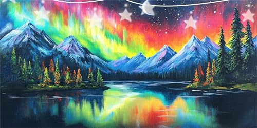 Diamond Painting Erwachsene Mond Diamond Painting Farbe Diamant Paintings bilder, 5D Diamant Malerei Kits Cross Stitch Stickerei Kunsthandwerk für Deko Wohnzimmer, Geschenke für Frauen 60x120cm G6-30 von Doontiny