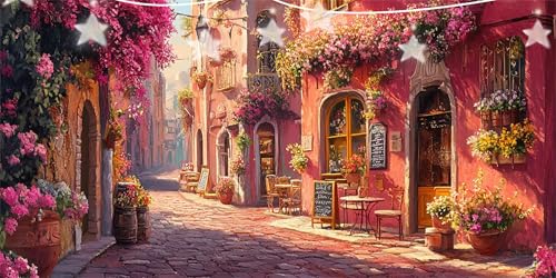Diamond Painting Erwachsene Rosa Diamond Painting Haus Diamant Paintings bilder, 5D Diamant Malerei Kits Cross Stitch Stickerei Kunsthandwerk für Deko Wohnzimmer, Geschenke für Frauen 90x180cm G6-948 Diamond Painting Erwachsene Rosa Diamond Painting Haus Diamant Paintings bilder, 5D Diamant Malerei Kits Cross Stitch Stickerei Kunsthandwerk für Deko Wohnzimmer, Geschenke für Frauen 90x180cm G6-948 von Doontiny