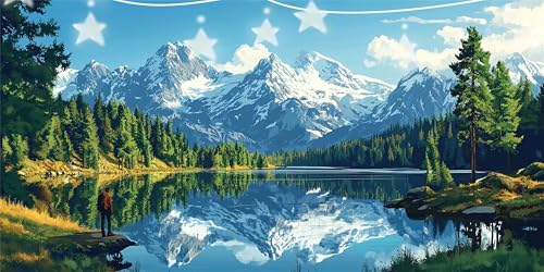 Diamond Painting Erwachsene Schneeberg Diamond Painting Baum Diamant Paintings bilder, Diamant Malerei Kits Cross Stitch Stickerei Kunsthandwerk für Aesthetic Wanddeko Schlafzimmer 30x60cm G6-634 Diamond Painting Erwachsene Schneeberg Diamond Painting Baum Diamant Paintings bilder, Diamant Malerei Kits Cross Stitch Stickerei Kunsthandwerk für Aesthetic Wanddeko Schlafzimmer 30x60cm G6-634 von Doontiny