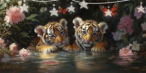 Diamond Painting Erwachsene Tiger Diamond Painting Schmetterling Diamant Paintings bilder, Diamant Malerei Art Kits Cross Stitch Stickerei Kunsthandwerk Sets für Wanddeko Schlafzimmer 45x90cm G6-454 Diamond Painting Erwachsene Tiger Diamond Painting Schmetterling Diamant Paintings bilder, Diamant Malerei Art Kits Cross Stitch Stickerei Kunsthandwerk Sets für Wanddeko Schlafzimmer 45x90cm G6-454 von Doontiny