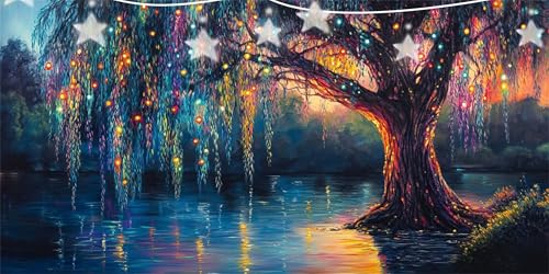 Diamond Painting Erwachsene Weide Diamond Painting Traum Diamant Paintings bilder, 5D Diamant Malerei Kits Cross Stitch Stickerei Kunsthandwerk für Aesthetic Wanddeko Schlafzimmer 100x200cm G6-946 Diamond Painting Erwachsene Weide Diamond Painting Traum Diamant Paintings bilder, 5D Diamant Malerei Kits Cross Stitch Stickerei Kunsthandwerk für Aesthetic Wanddeko Schlafzimmer 100x200cm G6-946 von Doontiny