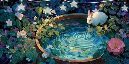 Diamond Painting Kaninchen Diamant Paintings Wassertank Diamond Painting Erwachsene Anfänger, DIY Mosaikherstellung Arts Craft, Crystal Stickerei Diamant Malerei für Deko Wohnzimmer 30x60cm G6-593 Diamond Painting Kaninchen Diamant Paintings Wassertank Diamond Painting Erwachsene Anfänger, DIY Mosaikherstellung Arts Craft, Crystal Stickerei Diamant Malerei für Deko Wohnzimmer 30x60cm G6-593 von Doontiny