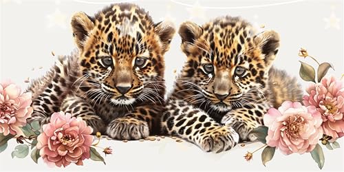 Diamond Painting Leopard Diamant Paintings Blume Diamond Painting Erwachsene Anfänger, 5D DIY Mosaikherstellung Arts Craft, Crystal Stickerei Diamant Malerei für Wanddeko Schlafzimmer 45x90cm G6-457 Diamond Painting Leopard Diamant Paintings Blume Diamond Painting Erwachsene Anfänger, 5D DIY Mosaikherstellung Arts Craft, Crystal Stickerei Diamant Malerei für Wanddeko Schlafzimmer 45x90cm G6-457 von Doontiny
