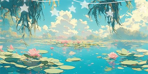 Diamond Painting Lotus Diamant Paintings Weide Diamond Painting Erwachsene Anfänger, Mosaikherstellung Arts Craft, Crystal Stickerei Diamant Malerei für Aesthetic Wanddeko Schlafzimmer 40x80cm G6-453 Diamond Painting Lotus Diamant Paintings Weide Diamond Painting Erwachsene Anfänger, Mosaikherstellung Arts Craft, Crystal Stickerei Diamant Malerei für Aesthetic Wanddeko Schlafzimmer 40x80cm G6-453 von Doontiny