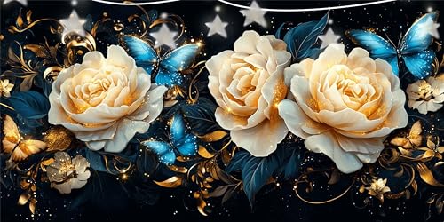 Diamond Painting Pfingstrose Diamant Paintings Gelb Diamond Painting Erwachsene Anfänger, DIY Mosaikherstellung Arts Craft, Crystal Stickerei Diamant Malerei für Wanddeko Schlafzimmer 70x140cm G6-19 Diamond Painting Pfingstrose Diamant Paintings Gelb Diamond Painting Erwachsene Anfänger, DIY Mosaikherstellung Arts Craft, Crystal Stickerei Diamant Malerei für Wanddeko Schlafzimmer 70x140cm G6-19 von Doontiny