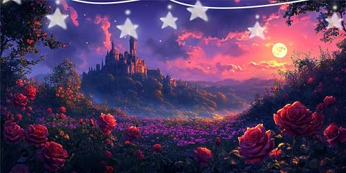 Diamond Painting Schloss Diamant Paintings Mond Diamond Painting Erwachsene Anfänger, 5D DIY Mosaikherstellung Arts Craft, Crystal Stickerei Diamant Malerei für Wanddeko Schlafzimmer 30x60cm G6-669 Diamond Painting Schloss Diamant Paintings Mond Diamond Painting Erwachsene Anfänger, 5D DIY Mosaikherstellung Arts Craft, Crystal Stickerei Diamant Malerei für Wanddeko Schlafzimmer 30x60cm G6-669 von Doontiny