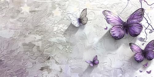 Diamond Painting Schmetterling Diamant Paintings Lila Diamond Painting Erwachsene Anfänger, DIY Mosaikherstellung Arts Craft, Crystal Stickerei Diamant Malerei für Wanddeko Schlafzimmer 70x140cm G6-47 Diamond Painting Schmetterling Diamant Paintings Lila Diamond Painting Erwachsene Anfänger, DIY Mosaikherstellung Arts Craft, Crystal Stickerei Diamant Malerei für Wanddeko Schlafzimmer 70x140cm G6-47 von Doontiny