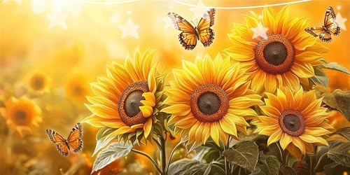 Diamond Painting Sonnenlicht Diamant Paintings Sonnenblume Diamond Painting Erwachsene Anfänger, 5D Mosaikherstellung Arts Craft, Crystal Stickerei Diamant Malerei für Deko Wohnzimmer 80x160cm G6-71 Diamond Painting Sonnenlicht Diamant Paintings Sonnenblume Diamond Painting Erwachsene Anfänger, 5D Mosaikherstellung Arts Craft, Crystal Stickerei Diamant Malerei für Deko Wohnzimmer 80x160cm G6-71 von Doontiny