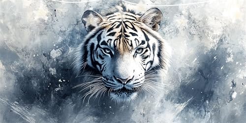 Diamond Painting Tier Diamant Paintings Tiger Diamond Painting Erwachsene, DIY Mosaikherstellung Arts Craft, Crystal Stickerei Diamant Malerei für Deko Wohnzimmer, Geschenke für Frauen 30x60cm G6-595 Diamond Painting Tier Diamant Paintings Tiger Diamond Painting Erwachsene, DIY Mosaikherstellung Arts Craft, Crystal Stickerei Diamant Malerei für Deko Wohnzimmer, Geschenke für Frauen 30x60cm G6-595 von Doontiny