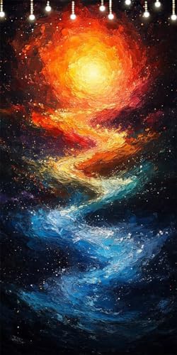 Malen Nach Zahlen Erwachsene Abstrakt Malen Nach Zahlen Sonne, DIY Handgemalt Ölgemälde Kit für Anfänger und Erwachsene Mit Pinseln und Acrylfarbe, Ohne Rahmen, Wanddeko Wohnzimmer 45X90cm W6-299 Malen Nach Zahlen Erwachsene Abstrakt Malen Nach Zahlen Sonne, DIY Handgemalt Ölgemälde Kit für Anfänger und Erwachsene Mit Pinseln und Acrylfarbe, Ohne Rahmen, Wanddeko Wohnzimmer 45X90cm W6-299 von Doontiny