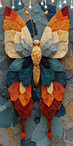 Malen Nach Zahlen Erwachsene Blätter Malen Nach Zahlen Schmetterling, DIY Handgemalt Ölgemälde Kit für Anfänger und Erwachsene Mit Pinseln und Acrylfarbe, Ohne Rahmen, Wanddeko Flur 40X80cm W6-287 Malen Nach Zahlen Erwachsene Blätter Malen Nach Zahlen Schmetterling, DIY Handgemalt Ölgemälde Kit für Anfänger und Erwachsene Mit Pinseln und Acrylfarbe, Ohne Rahmen, Wanddeko Flur 40X80cm W6-287 von Doontiny