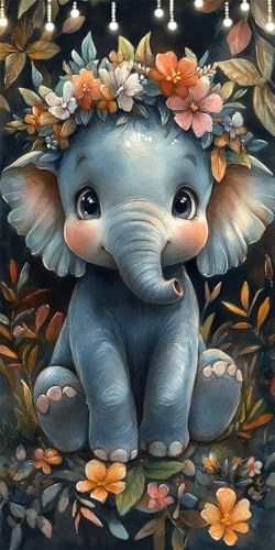 Malen Nach Zahlen Erwachsene Elefant Malen Nach Zahlen Blume, DIY Handgemalt Ölgemälde Kit für Anfänger und Erwachsene Mit Pinseln und Acrylfarbe, Ohne Rahmen, Wanddeko Wohnzimmer 60X120cm W6-395 Malen Nach Zahlen Erwachsene Elefant Malen Nach Zahlen Blume, DIY Handgemalt Ölgemälde Kit für Anfänger und Erwachsene Mit Pinseln und Acrylfarbe, Ohne Rahmen, Wanddeko Wohnzimmer 60X120cm W6-395 von Doontiny