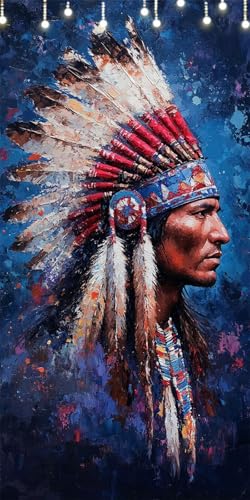Malen Nach Zahlen Erwachsene Feder Malen Nach Zahlen Mann, DIY Handgemalt Ölgemälde Kit für Anfänger und Erwachsene Mit Pinseln und Acrylfarbe Ohne Rahmen, Wanddeko Wohnzimmer Geschenk 90X180cm W6-185 Malen Nach Zahlen Erwachsene Feder Malen Nach Zahlen Mann, DIY Handgemalt Ölgemälde Kit für Anfänger und Erwachsene Mit Pinseln und Acrylfarbe Ohne Rahmen, Wanddeko Wohnzimmer Geschenk 90X180cm W6-185 von Doontiny