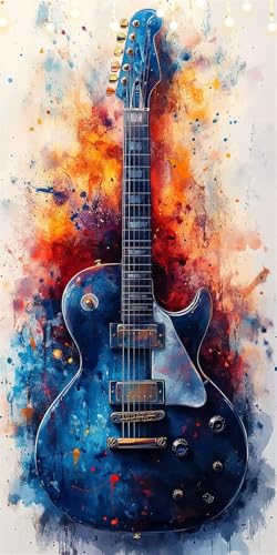 Malen Nach Zahlen Erwachsene Gitarre Malen Nach Zahlen Musikinstrumente, DIY Handgemalt Ölgemälde Kit für Erwachsene Mit Pinseln und Acrylfarbe, Ohne Rahmen, Wanddekoration Wohnzimmer 45X90cm W6-261 Malen Nach Zahlen Erwachsene Gitarre Malen Nach Zahlen Musikinstrumente, DIY Handgemalt Ölgemälde Kit für Erwachsene Mit Pinseln und Acrylfarbe, Ohne Rahmen, Wanddekoration Wohnzimmer 45X90cm W6-261 von Doontiny